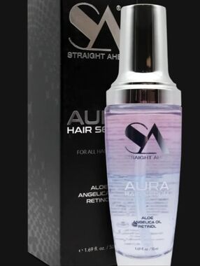 (SA HAIR SERUM) Straight Ahead Aura Hair Serum Aloe Retinol Angelica Oil Sealed!